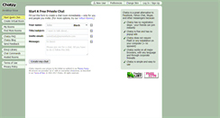 Desktop Screenshot of chatzy.com